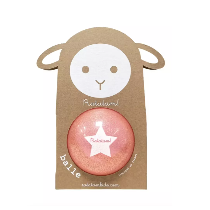 Petit ballon pailleté mouton 10 cm - 3 coloris