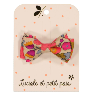 Barrette petit noeud double...