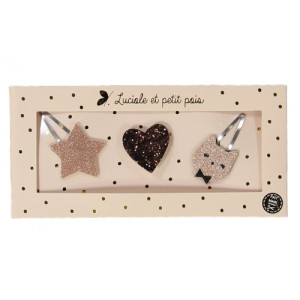 SET COFFRET BARRETTES ET...