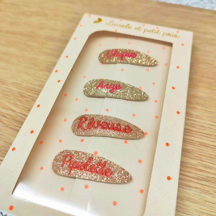 Coffret cadeau - Barrettes messages - Chipie