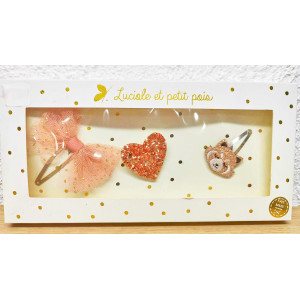 SET COFFRET BARRETTES &...