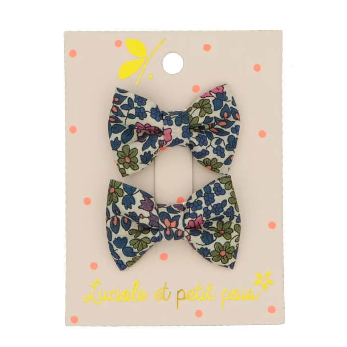 Barrettes mini papillon Liberty Emilia