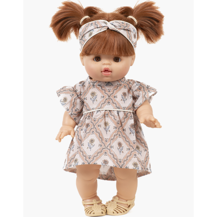 Robe Daisy et son headband croisé en coton Alma