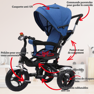 Tricycle évolutif Grand...