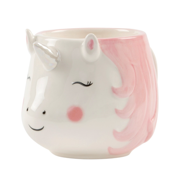 Tasse licorne arc-en-ciel peinte à la main