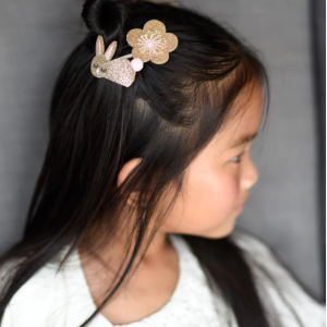 Barrette lapin - Glitter or