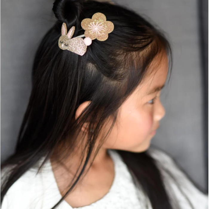 Barrette lapin - Glitter or