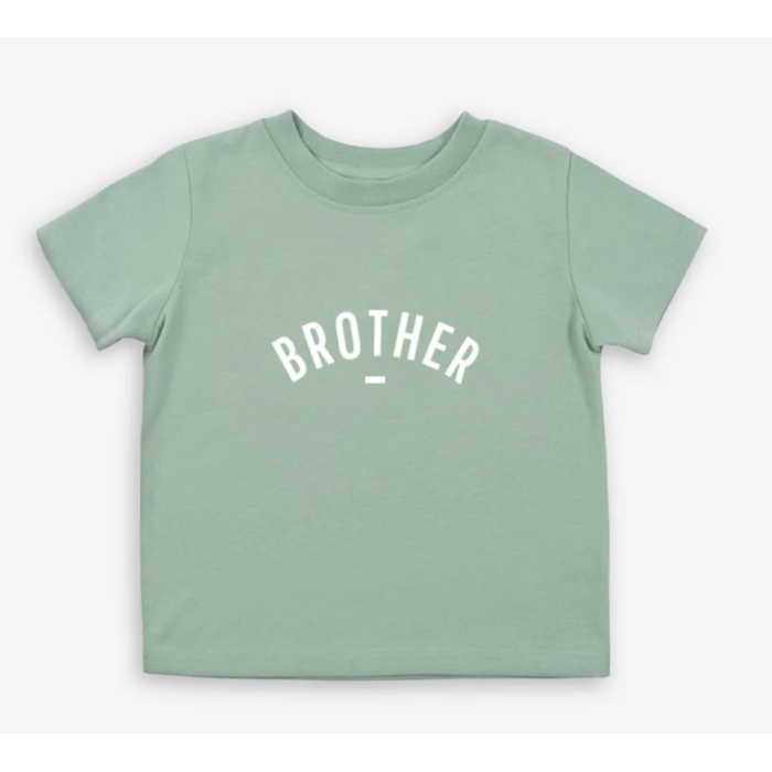 T-shirt vert sauge brother 2 ans