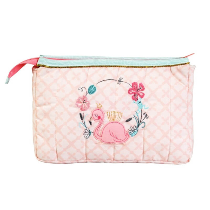 Trousse de toilette Flamant rose