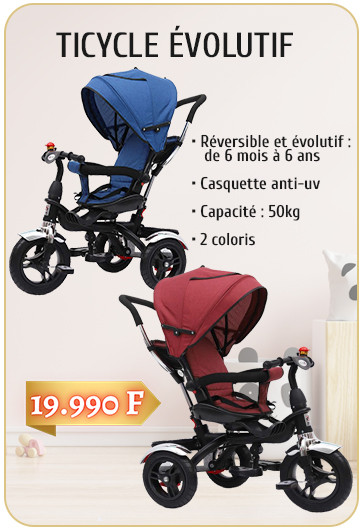 Tricycles évolutifs